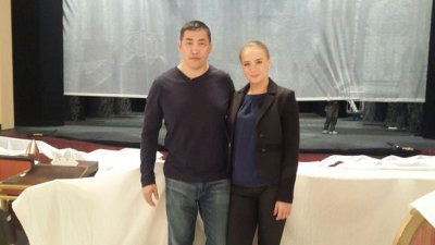 Журналистка из Алтайского края провела один день с Амаду Мамадаковым