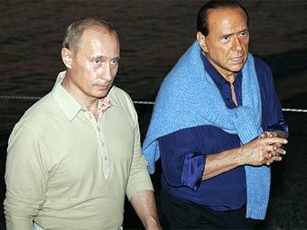 Путин и Берлускони прорекламировали отдых в Горном Алтае