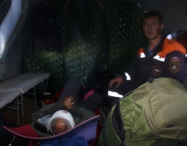 Травмированный в горах Алтая турист из Перми доставлен в больницу