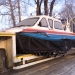 В Республику Алтай спасатели из Бердска привезли судно на воздушной подушке для проведения поисковых работ на озере Телецкое