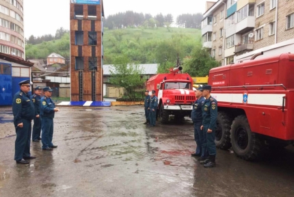 Группировка пожарных из г. Горно-Алтайска направлена в Алтайский край
