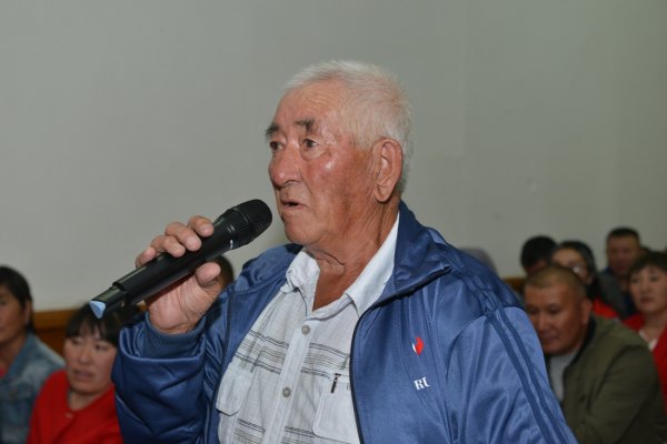 Олег Хорохордин встретился с жителями Кош-Агачского района