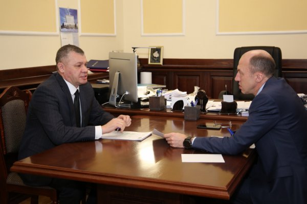 Олег Хорохордин встретился с руководителем регионального Управления федеральной почтовой связи