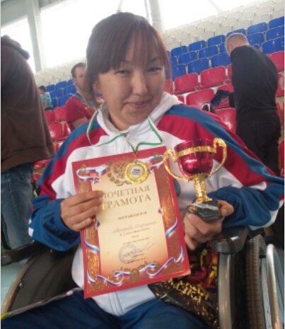 Людмила Рыспаева стала чемпионкой России по паратриатлону