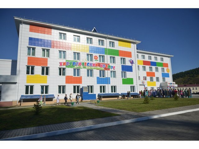 Новый корпус Республиканской детской больницы открыли в Горно-Алтайске