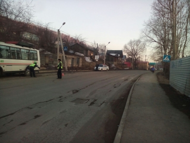 В Горно-Алтайске в результате дорожно-транспортного происшествия пострадал пешеход