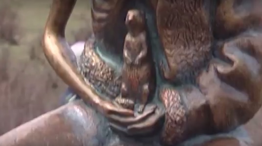 В Онгудайском районе установили памятник суслику