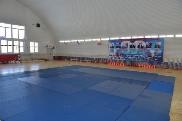 В Онгудайском районе запустили новый спортзал