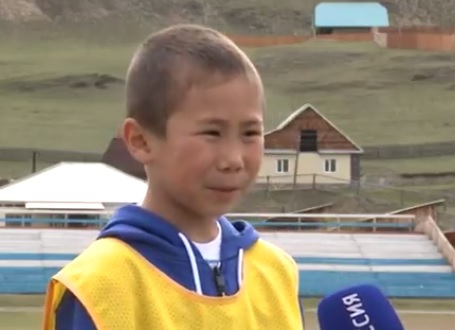 Арутай Манеев из Улаганского района получил путевку на чемпионат мира по футболу