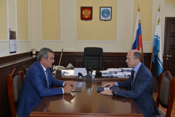 Сергей Меняйло и Олег Хорохордин обсудили перспективные направления развития Республики Алтай
