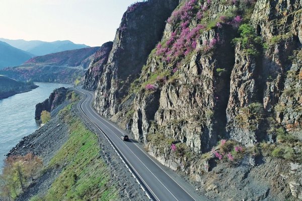 Дорожное покрытие на всем протяжении Чуйского тракта в Горном Алтае улучшат к 2022 году