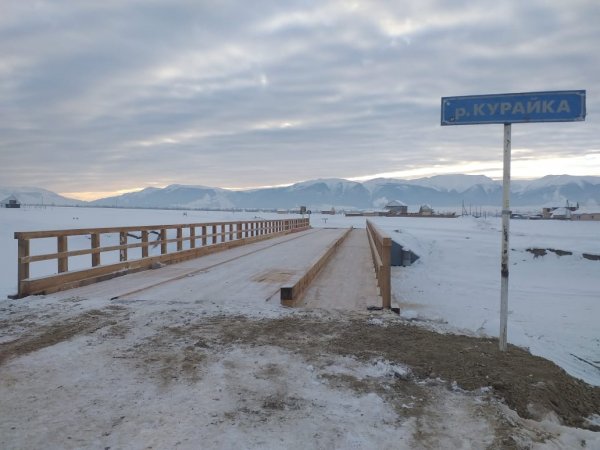 Новый мост построили на дороге Курай – Кызыл-Таш
