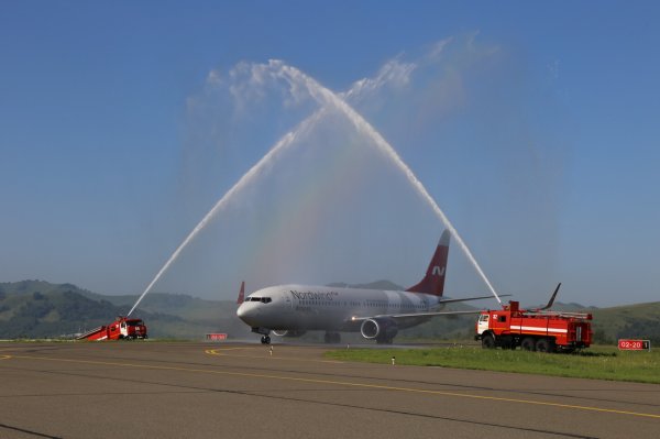 Авиакомпания Nordwind выполнила первый рейс Санкт-Петербург – Горно-Алтайск