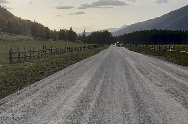 Отремонтирован участок дороги Усть-Кан – Коргон