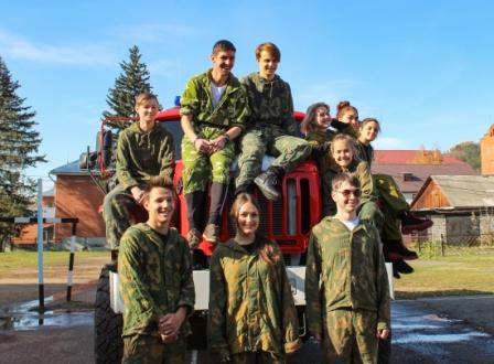 Школьники региона участвуют во Всероссийском конкурсе «Лучшая дружина юных пожарных России»