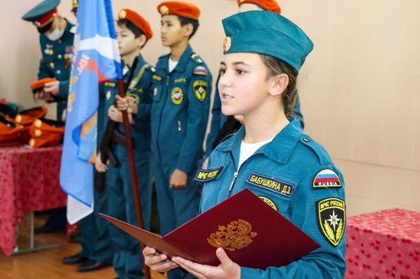 Майминские школьники приняли присягу кадетов