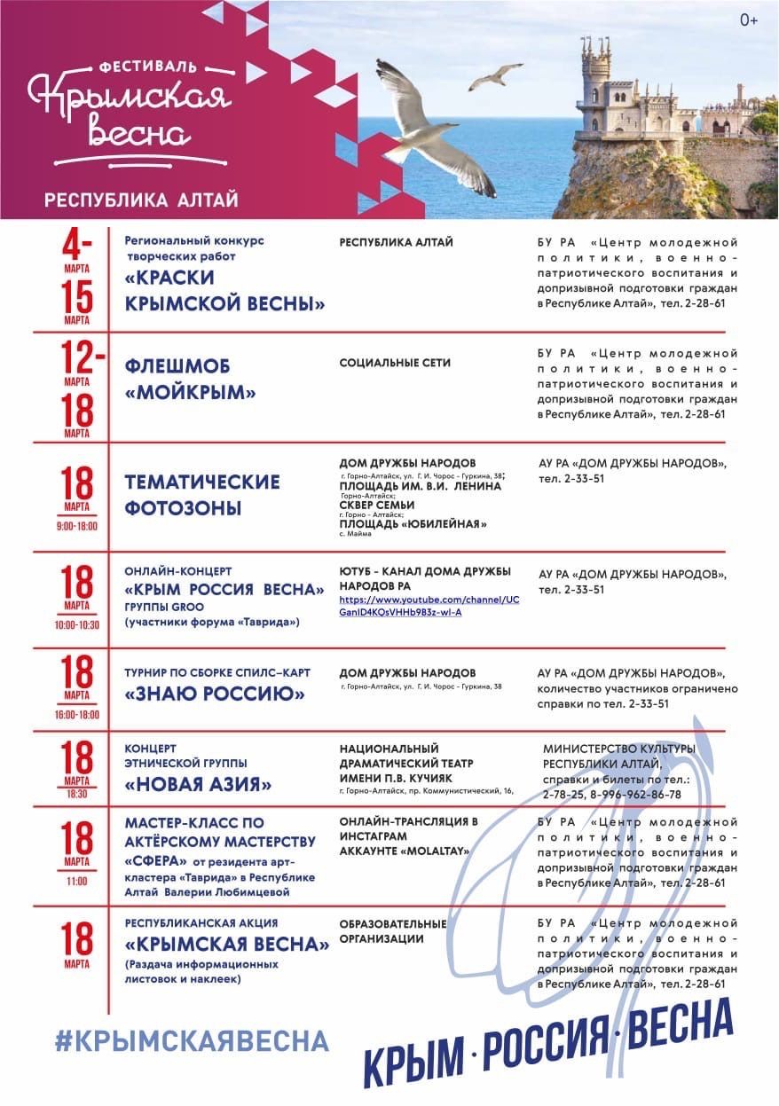 18 марта: «Крымская весна» в Республике Алтай