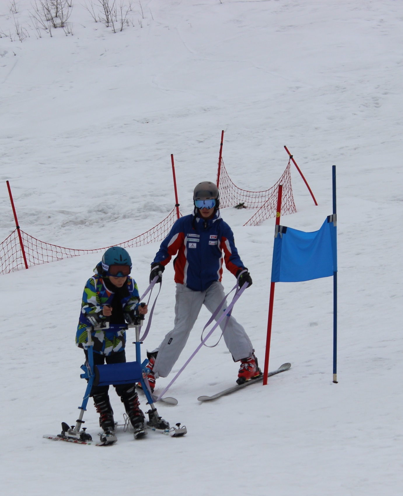 В Горно-Алтайске прошли первые лыжные соревнования среди детей с инвалидностью