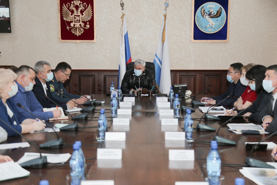 Внеочередное заседание КЧС в связи с паводком состоялось в Правительстве Республики Алтай