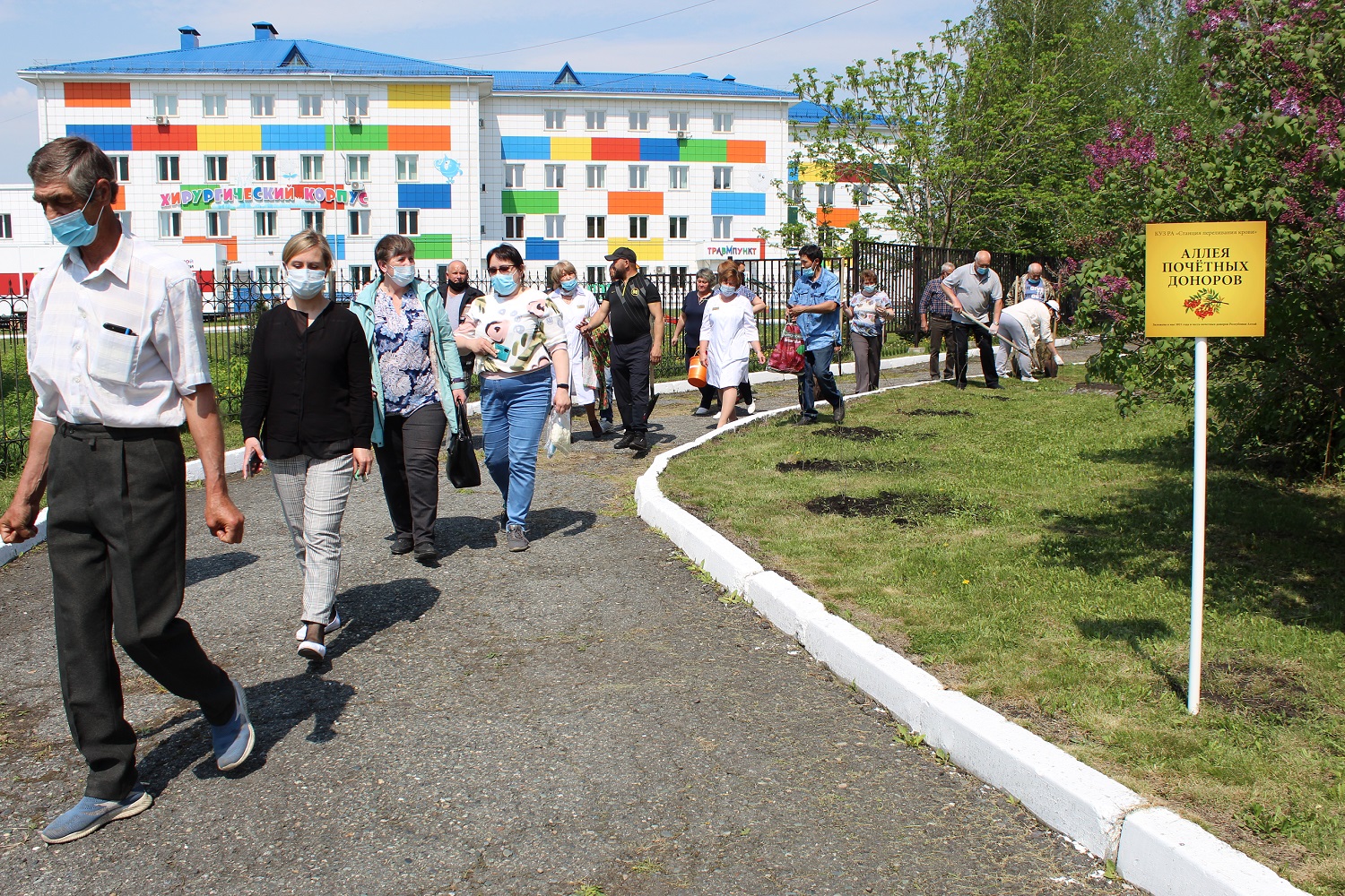 Аллея почетных доноров открыта в Горно-Алтайске