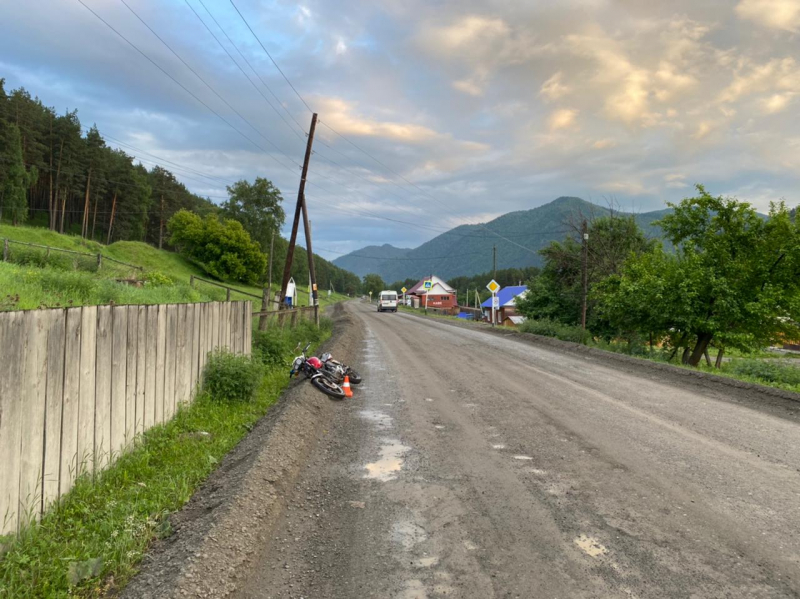 Нетрезвый мотоциклист устроил ДТП в Чемальском районе