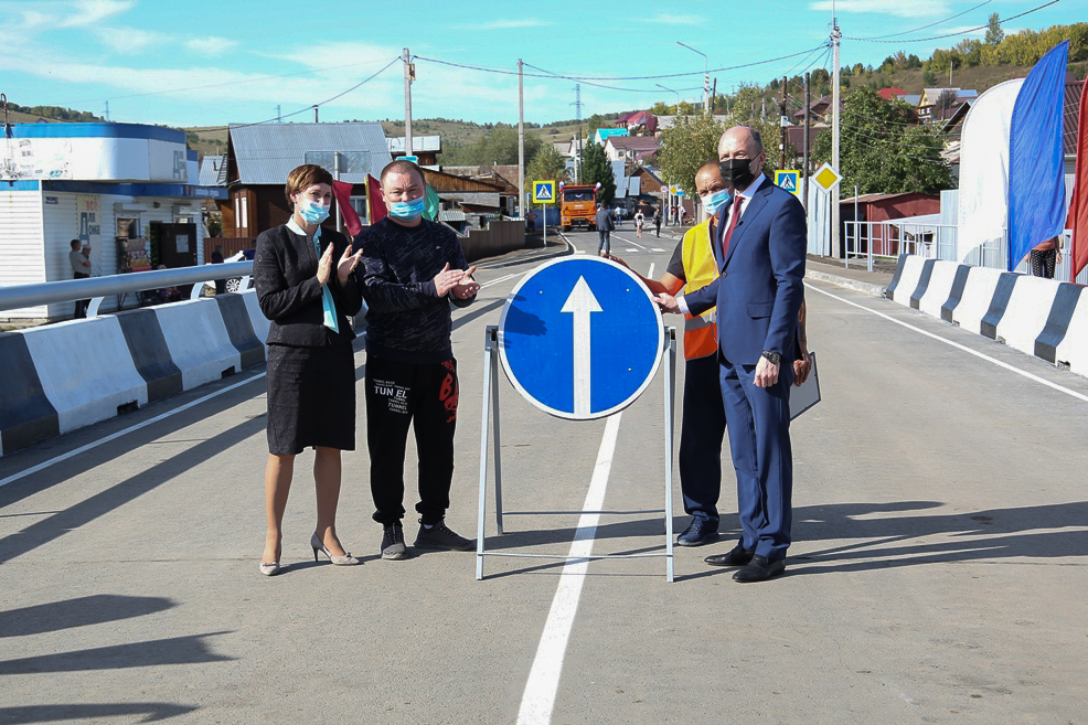 Мост после реконструкции открыли в Горно-Алтайске