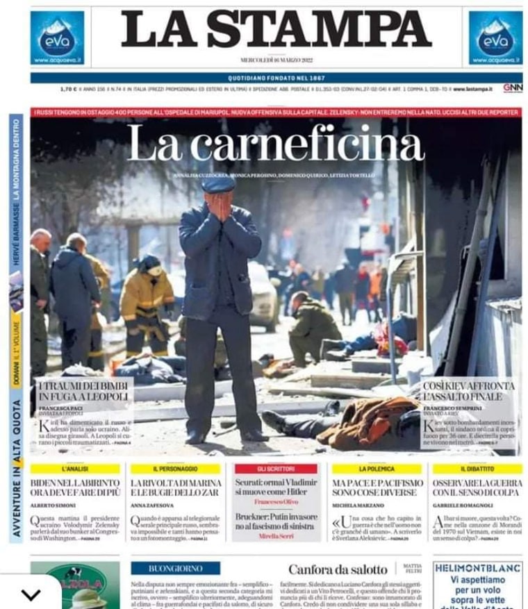 Агентство URA.RU подает в суд на итальянскую газету La Stampa за антироссийский фейк