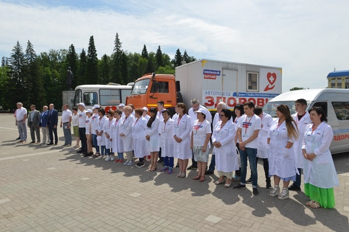 Автопоезд «Здоровье» впервые отправляется в микрорайоны Горно-Алтайска