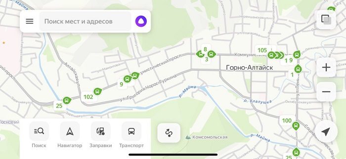 Общественный транспорт региона подключили к «Яндекс. Карты»
