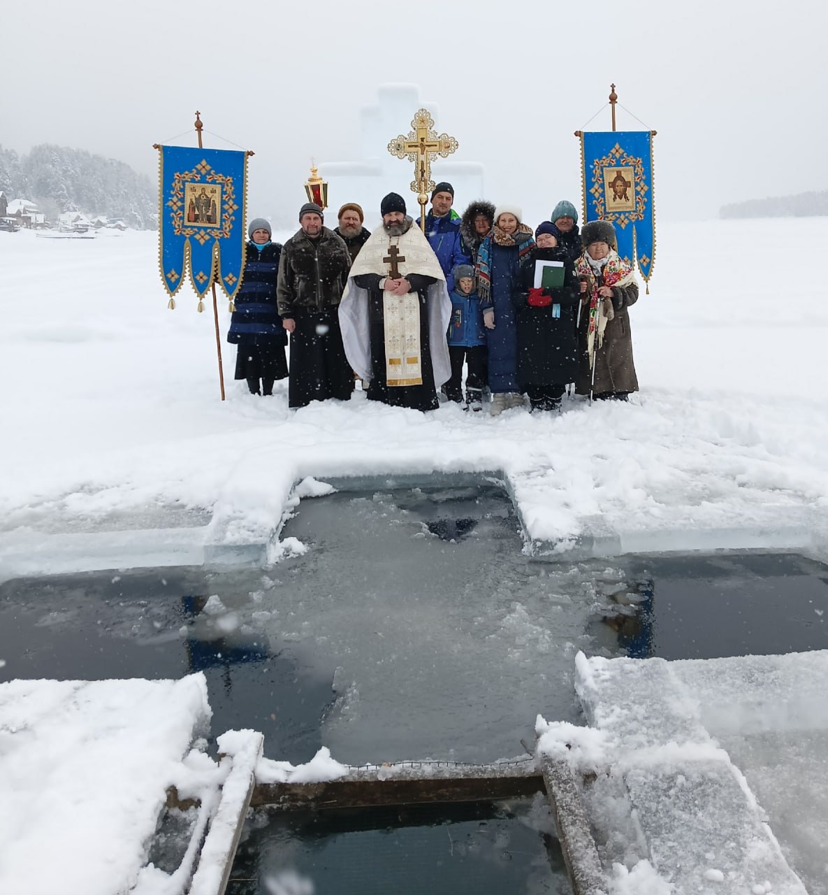 В самом высокогорном монастыре России отметили Крещение Господне