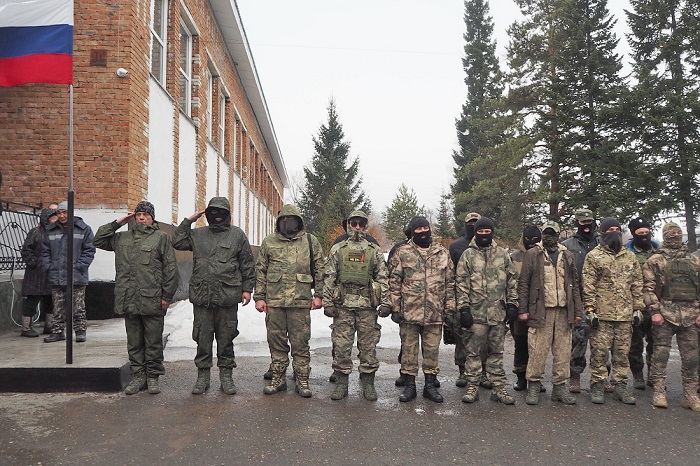 Отправка добровольческого отряда казаков состоялась в Республике Алтай