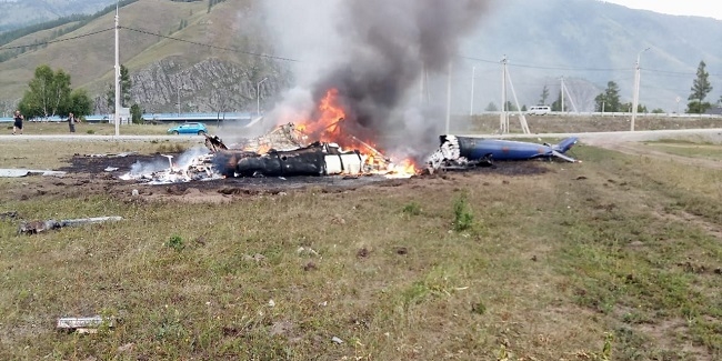 При крушении вертолета на Алтае есть погибшие и раненые