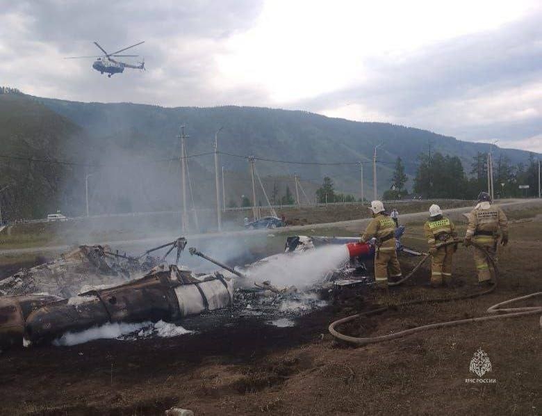 «Алтай авиа» окажет пострадавшим при крушении вертолета необходимую помощь