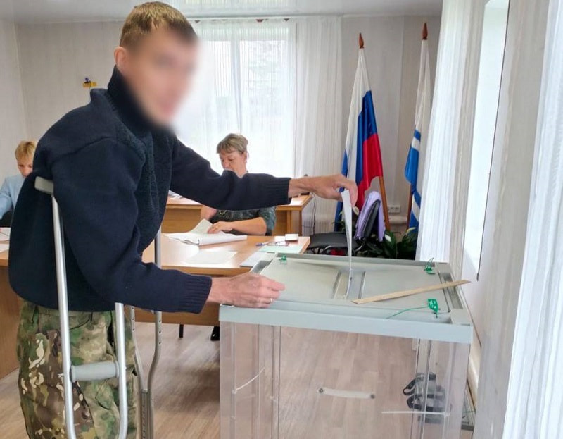 Участники спецоперации активно голосуют на муниципальных выборах в Республике Алтай