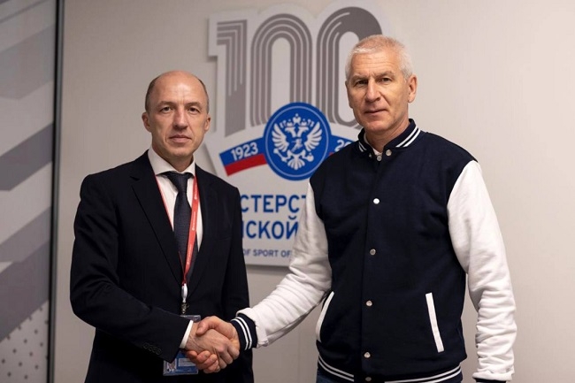 Олег Хорохордин встретился с министром спорта России