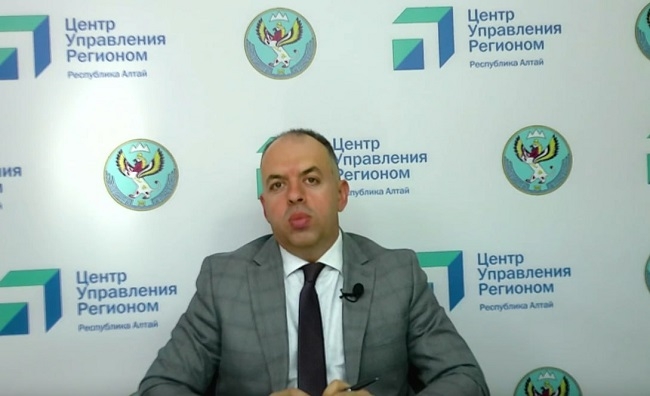 В ЦУР Республики Алтай прошел прямой эфир с министром экономразвития