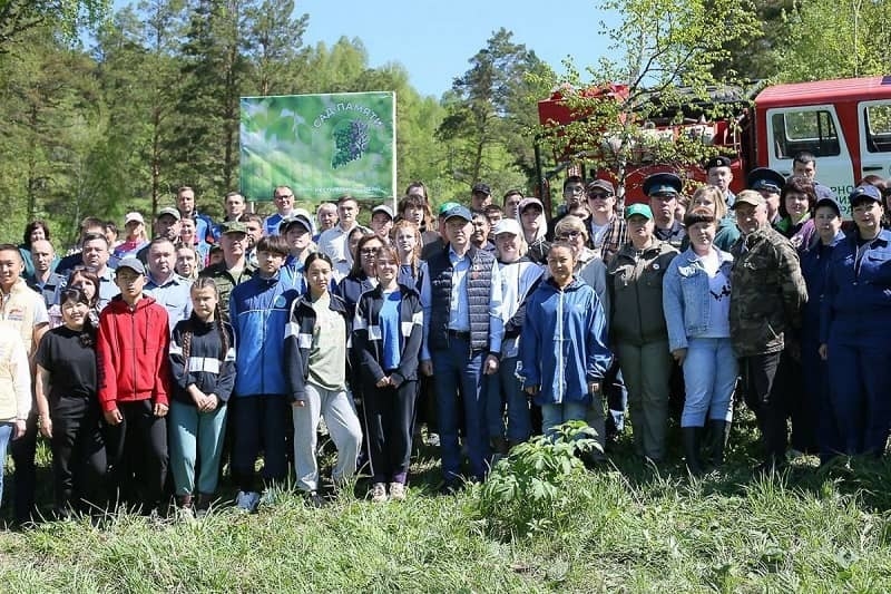 Акция «Сад памяти» прошла в Республике Алтай
